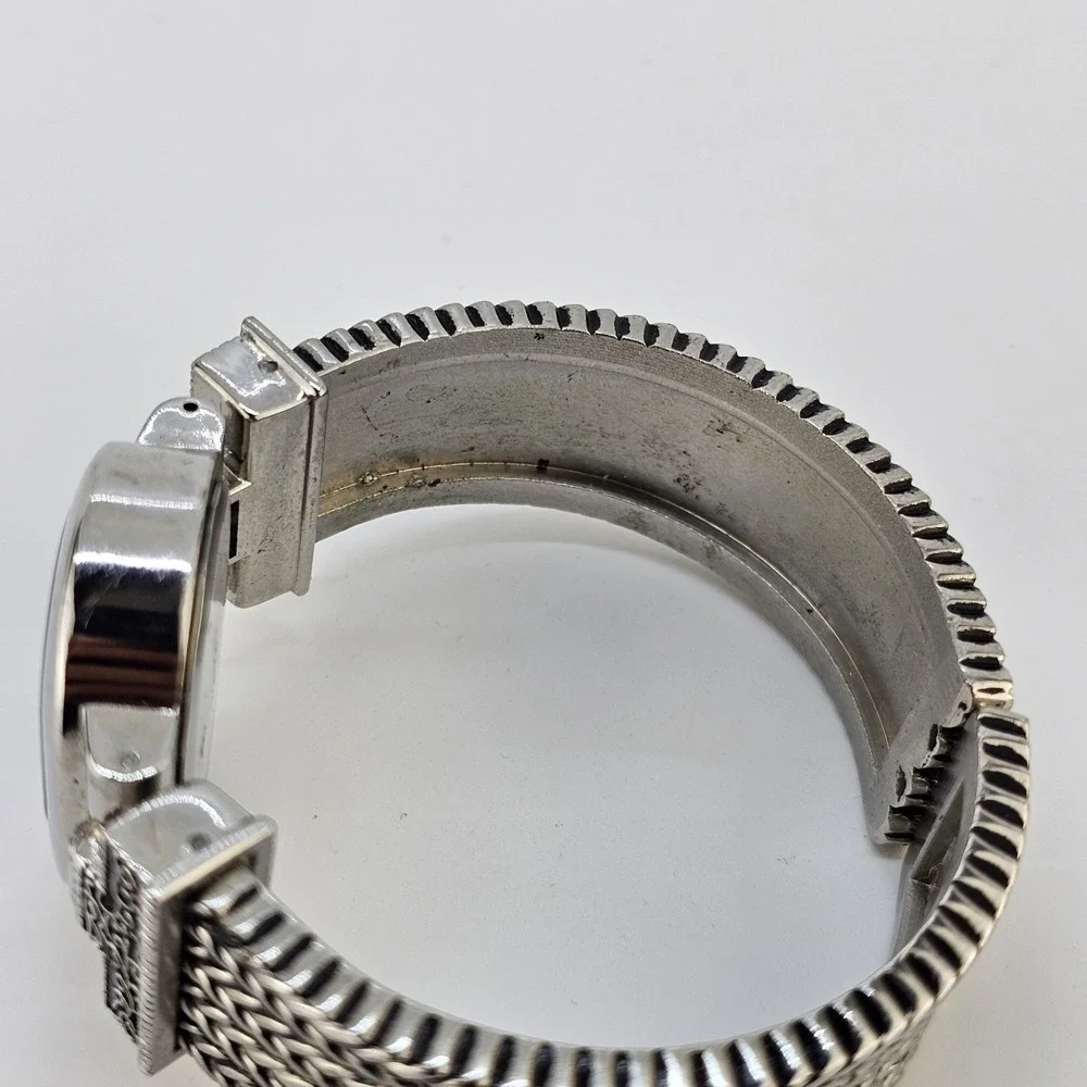 Cuff Women's Watch 34MM Brown Dial Two Tone Bracelet 6